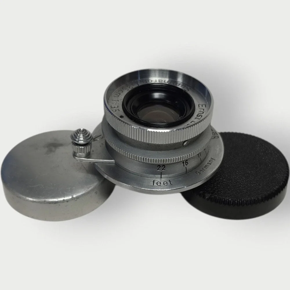 Leica Leitz Summaron 35mm f/3.5 LTM M39 Collapsible Lens 1007919 Wetzlar Caps